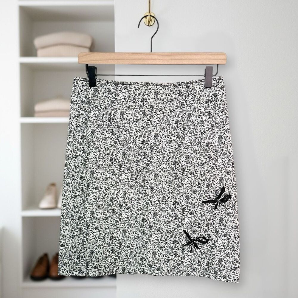 Venezia Lane Bryant White Beaded Dragonfly Stretch Mini Skirt Sz 20 2X